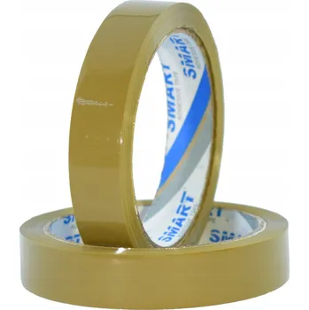 6x Samolepicí páska 19 mm x 66 m Solvent Smart Hnědá