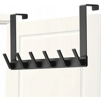 Věšák UNIVERZÁLNÍ VĚŠÁK NA DVEŘE HÁČKY NA DVEŘE PRO ZAVĚŠENÍ OBLEČENÍ