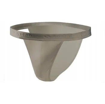 Slipy Sesto Senso Pánské slipy TANGA SM04 moderní pohodlné Tmavě béžová M