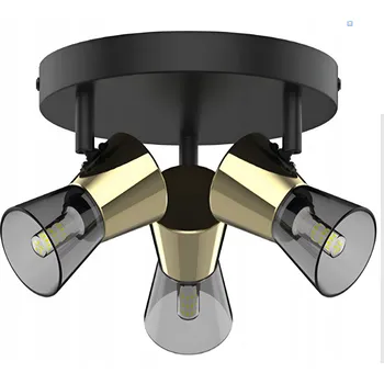 Stropní reflektor kulatý Zuma Line žlutý