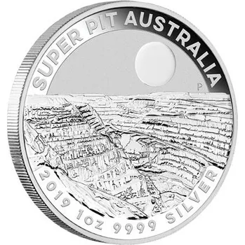 Stříbrná mince 1 Oz Super Pit Australia 2019