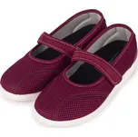 Vlnka Dámské komfortní baleríny na suchý zip červená velikost obuv dospělí 41