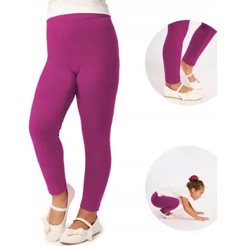 Dívčí legíny Dívčí legíny dlouhé viskózové MS10-130 Fuchsia 122