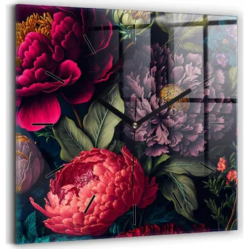 Hodiny Nástěnné hodiny Wallfluent černé 30 cm