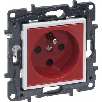 Elektrická zásuvka Červená nástěnná Elektrická Zásuvka Legrand