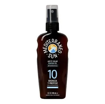 Opalování Sluneční ochrana Carrot Suntan Oil Mediterraneo Sun - Spf 10 - 100 ml