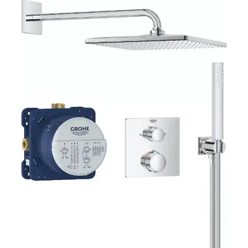 Sprchový set Grohe Precision - Sprchový set s termostatem pod omítku, 31x31 cm, chrom 34881000