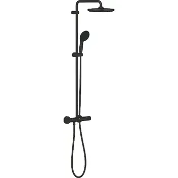 Grohe Vitalio Start - Sprchový set s termostatem, průměr 25 cm, 2 proudy, matná černá 266772431