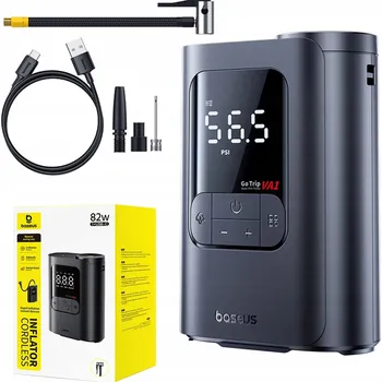 Kompresor Baseus multifunkční kompresor hustilka kompresor automobilová s LED svítilnou