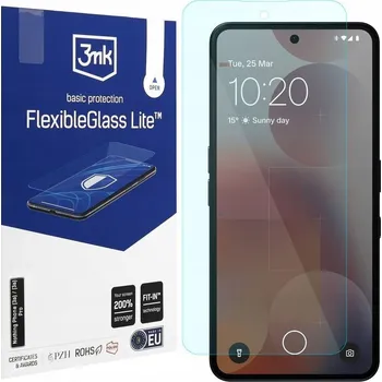 Hybridní Sklo 3MK pro Nothing Phone (3a) Pro 1 ks