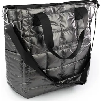 Kabelka Alessio kabelka polyester stříbrná