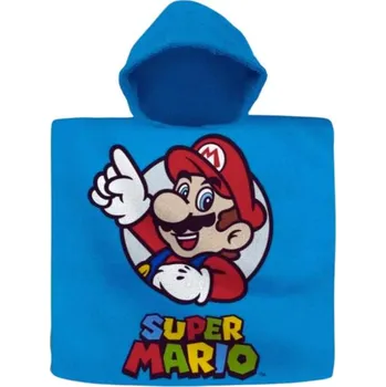 Euroswan Pončo s potiskem Super Mario – barevné