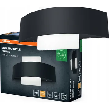 Venkovní osvětlení Venkovní nástěnné LED svítidlo 10,5W 410lm 3000K šedé IP44 Endura