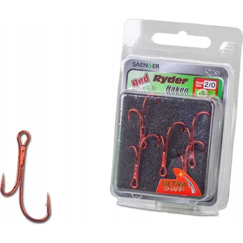Rybářský háček HÁČKY DVOJITÉ SANGER RED RYDER 4/5ks