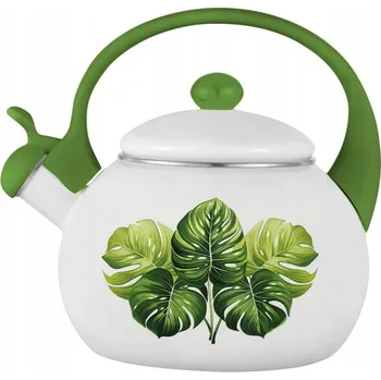 Konvice na čaj Odelo tradiční smaltovaná ocelová Konvice 2,2 l bílá