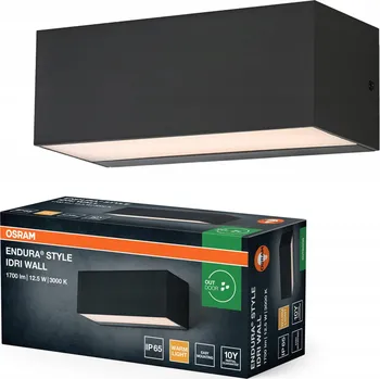 Venkovní osvětlení Venkovní nástěnné LED svítidlo 12.5W 700lm 3000K Šedé IP65 Endura