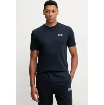 Pánské oblečení Bavlněné tričko EA7 Emporio Armani PJVPZ.8NPT25 námořnická modř 59X, vel. XXXL