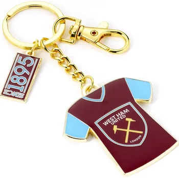 Přívěsek na klíče s dresem a erbem West Hamu