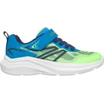 Skechers Chlapci Microspec Velocity Shoes v Limetková/Modrý,