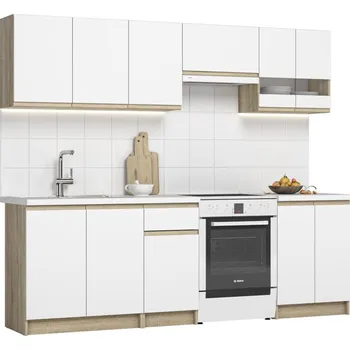 Kuchyňská linka Naturel Katarina Lux 240 cm dub