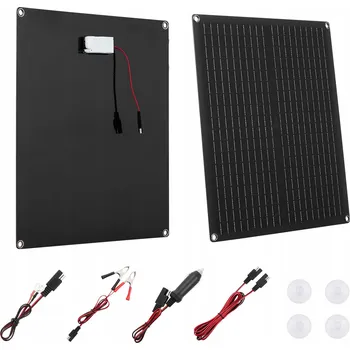 solární panel VEVOR Solární panel 12V 30W Nabíječka solárních panelů pro karavany