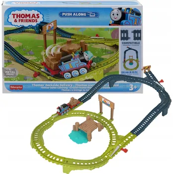 Vláček a vláčkodráha Fisher-Price Mašinka Tomáš a jeho přátelé - Tomáš