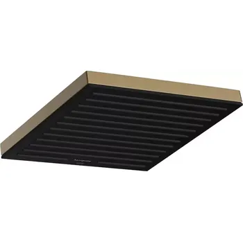 Sprchová hlavice Hansgrohe Pulsify E - Hlavová sprcha, 26x26 cm, EcoSmart, kartáčovaný bronz 24331140