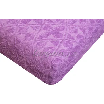 Prostěradlo Aaryans žakárové prostěradlo světle fialové Rozměry prostěradla: 90x200 cm