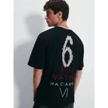 Tričko s potiskem Lil Wayne Tha Carter - L - House - černá - 869IY-99X