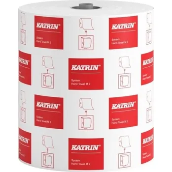 Ručník papírový v roli Katrin Plus System Towel M 2 - bílá 2 vr.celulóza, 200m / 6 ks (97425)