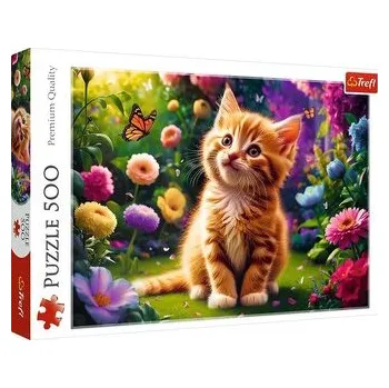Puzzle Puzzle 500 Uroczy kotek TREFL