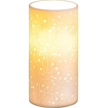 Lampička VILLA ITALIA Porcelánová stolní lampa 20 cm s podsvíceným vzorem ASTRAL