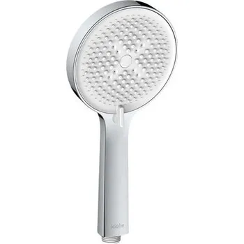 Sprchová hlavice kielle Nefia Sprchová hlavice 120, 3 proudy, EcoSpare, chrom/bílá