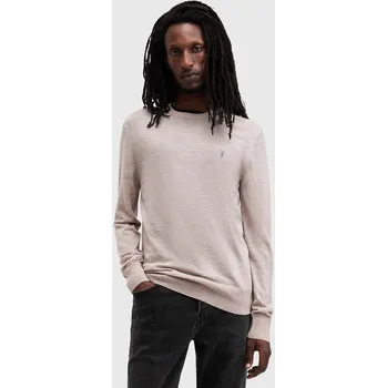 Dámský svetr Vlněný svetr AllSaints MODE M002KZ béžová 02X, vel. S