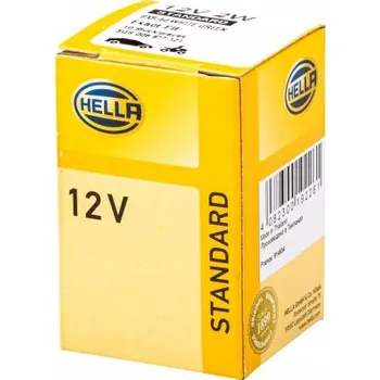 Autožárovka Žárovka, osvětlení přístrojové desky Hella PBX4 T5W 2 W 10 ks