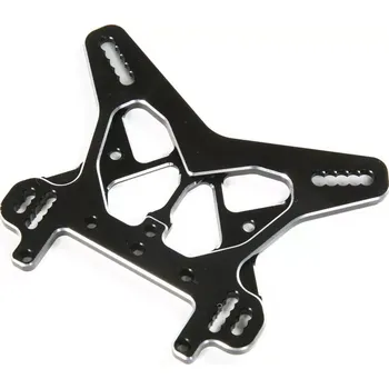 Team Losi Racing TLR věž tlumičů zadní, hliník, černá: 8X/8XE