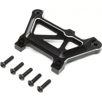 Losi deska šasi horní přední černá, hliník: DBXL-E 2.0