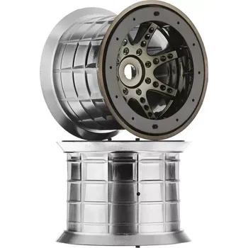 Axial disk kola s beadlock, 17mm černý chrom (2)