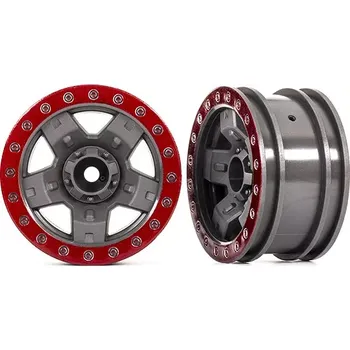 RC model Traxxas disk 2.2" TRX-4 Sport šedý/červený (2)