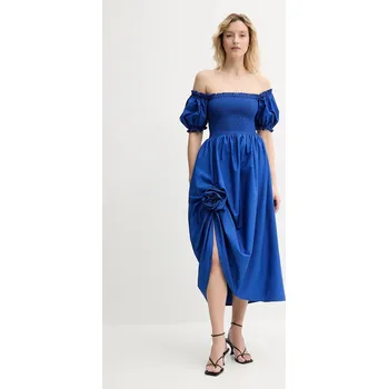 Dámské šaty Bavlněné šaty The Sleeper BRDR06P004R modrá 57X, vel. M