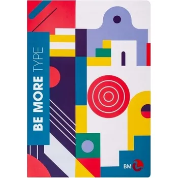 Sešit Sešit A4 ČTVEREČKOVANÝ Koh-I-Noor 72 STRAN BE MORE TYPE