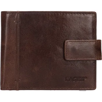 Peněženka Lagen 12405-B COFFEE pánská kožená peněženka