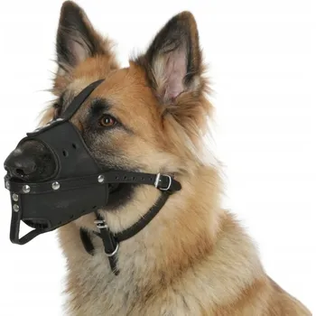 Náhubek pro psa Kerbl Kožený náhubek pro psy černý