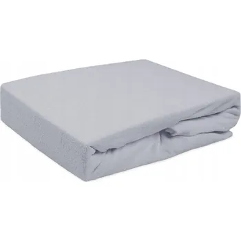 Prostěradlo Froté prostěradlo s gumou 70x140 CM ŠEDÉ
