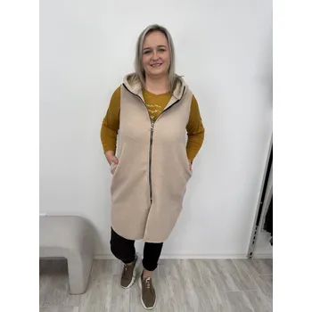 Dámská vesta Flaušová podzimní vesta Rita Barva: Šedá, Velikost: UNI(L-2XL)