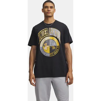 Pánské tričko Under Armour Pánské tričko UA M VARSITY CREST SS 6009249-001 Černá XL
