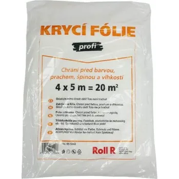 Folie krycí profi, 4*5 m, čirá
