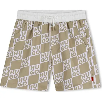 Dětské plavkové šortky HUGO G00979.102.108 béžová 12X, vel. 108