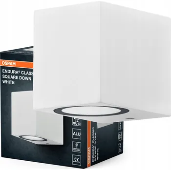 Venkovní osvětlení OSRAM Venkovní nástěnné svítidlo ENDURA Classic Square Down, bílé, patice GU10 (m