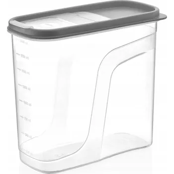 Dóza na potraviny Nádoba na sypké potraviny poly time šedá 2,75 l